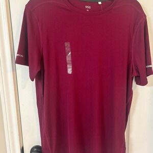 NWT DSG burgundy running shirt men's medium Athleisure workout clothes